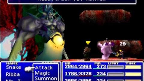 FFVII - Limit Breaks Only Challenge, Part 39: Bizarro Sephiroth