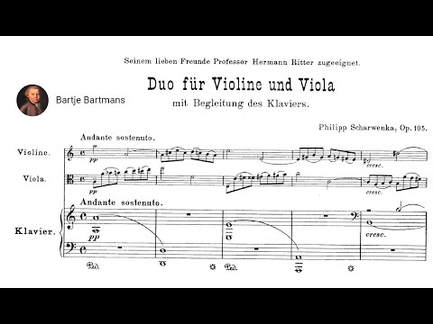 Phillip Scharwenka - Duo for Violin & Viola, Op. 105 (1898)