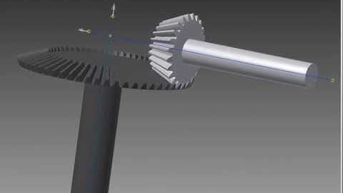 bevel gear animation