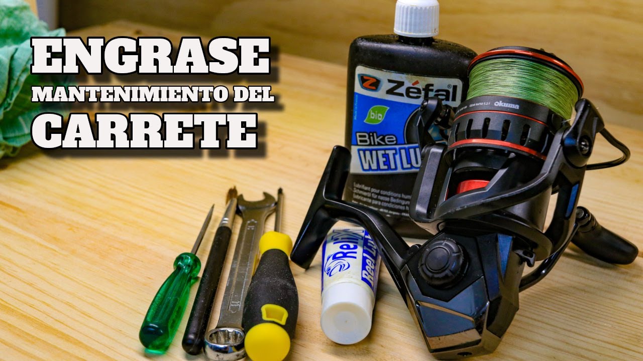ENGRASE y mantenimiento de tu CARRETE
