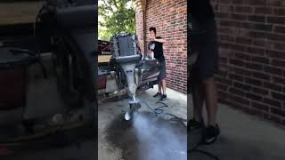 Yamaha OX66 200HP Outboard Boat Motor Start Up