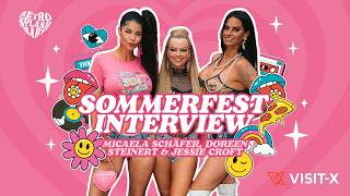 VISIT-X Sommerfest Berlin 🔥 | Micaela Schäfer, Doreen Steinert & Jessie Croft im Interview!