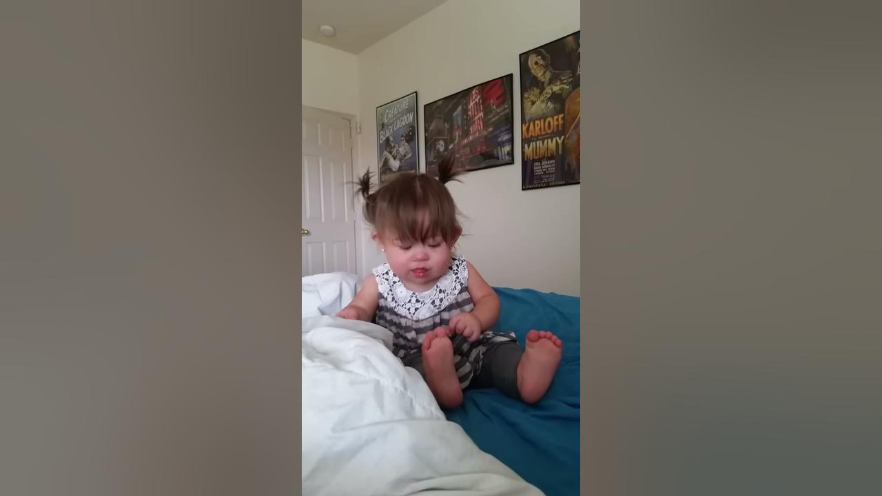 Adorable baby with down syndrome fights nap time YouTube