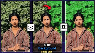 Bokeh blur background video editing || capcut app se video ka background blur kaise kare || 
