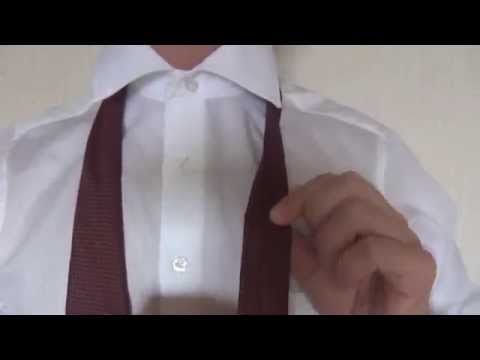 ჰალსტუხის შეკვრა - как завязать галстук