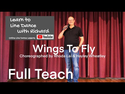 ABSOLUTE BEGINNER LINE DANCE LESSON 72 - Wings To Fly - Part 1 - Full Teach