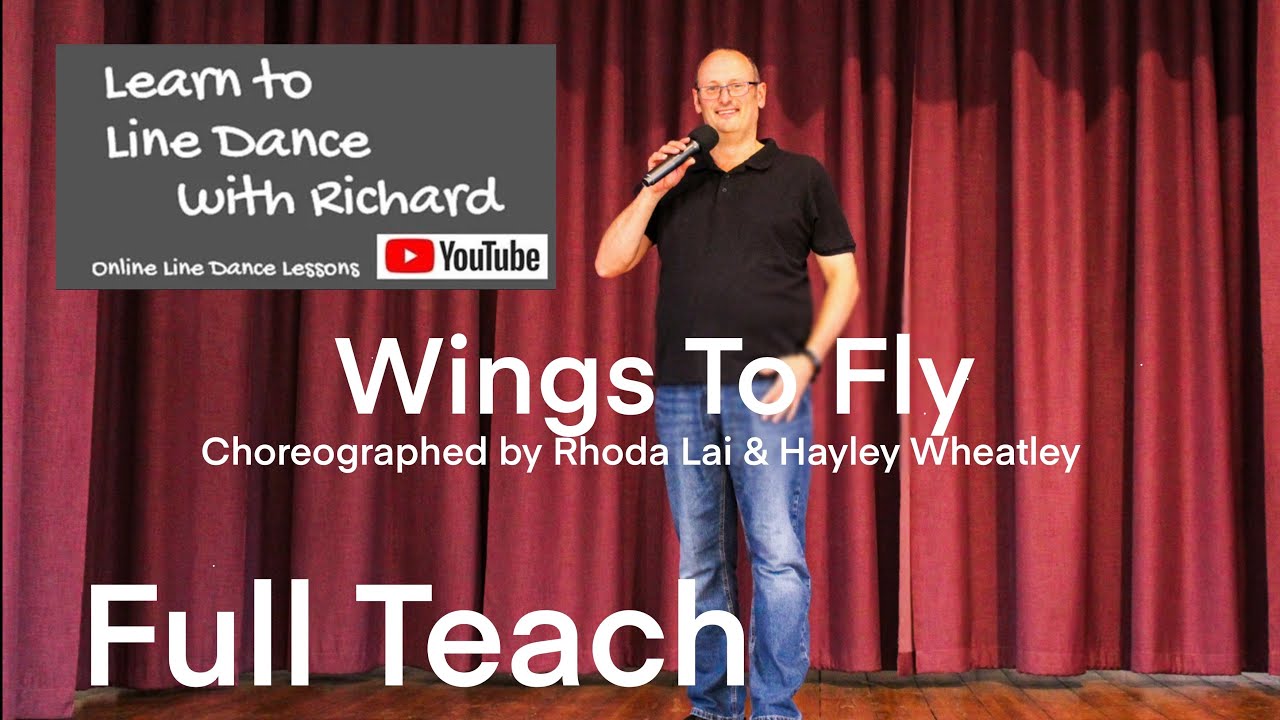 ABSOLUTE BEGINNER LINE DANCE LESSON 72 - Wings To Fly - Part 1 - Full Teach