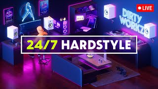 🔴  24/7 Hardstyle - Non-stop Hardstyle Stream - Party, Chill, Game!