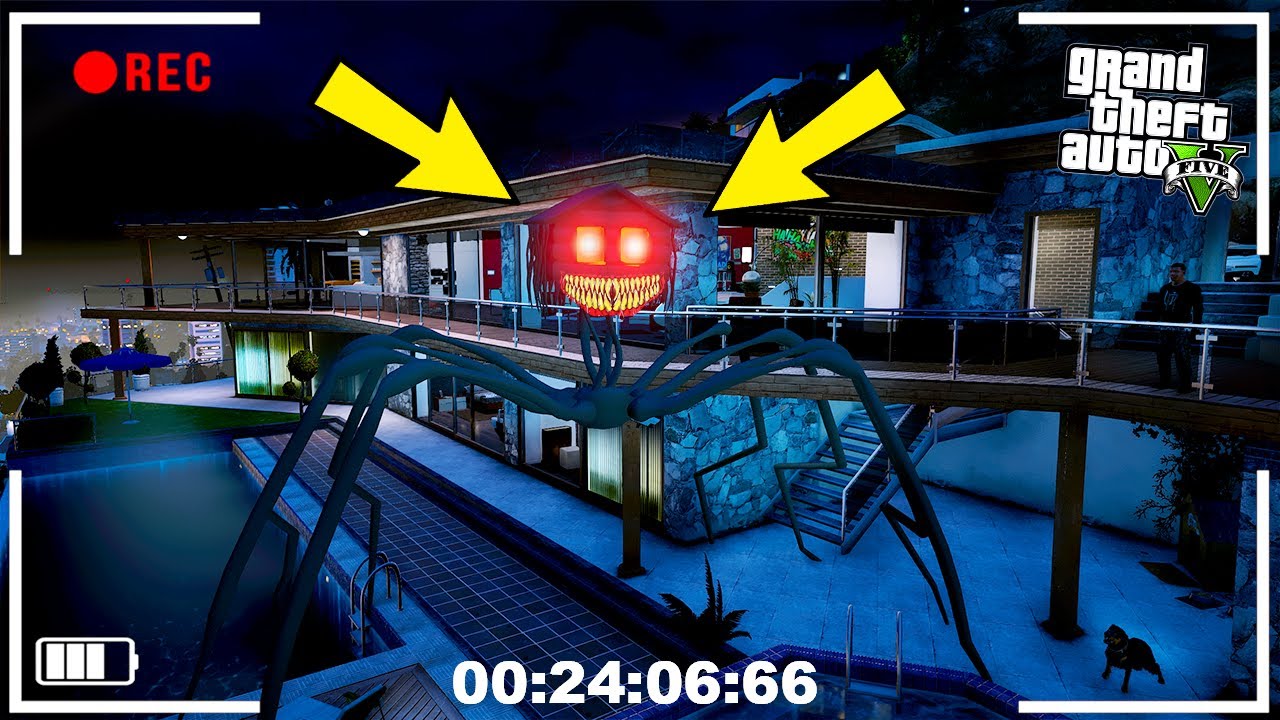 FRANKLİN'İN EVİNE KAMERA TAKTIM VE 24 SAAT İZLEDİM!(YOK ARTIK!) - GTA 5