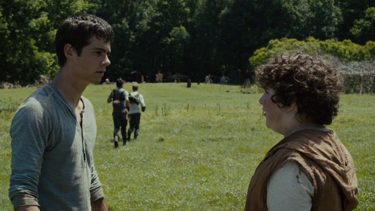 Chuck explains to Thomas only Runners can enter The Maze [The Maze Runner]  