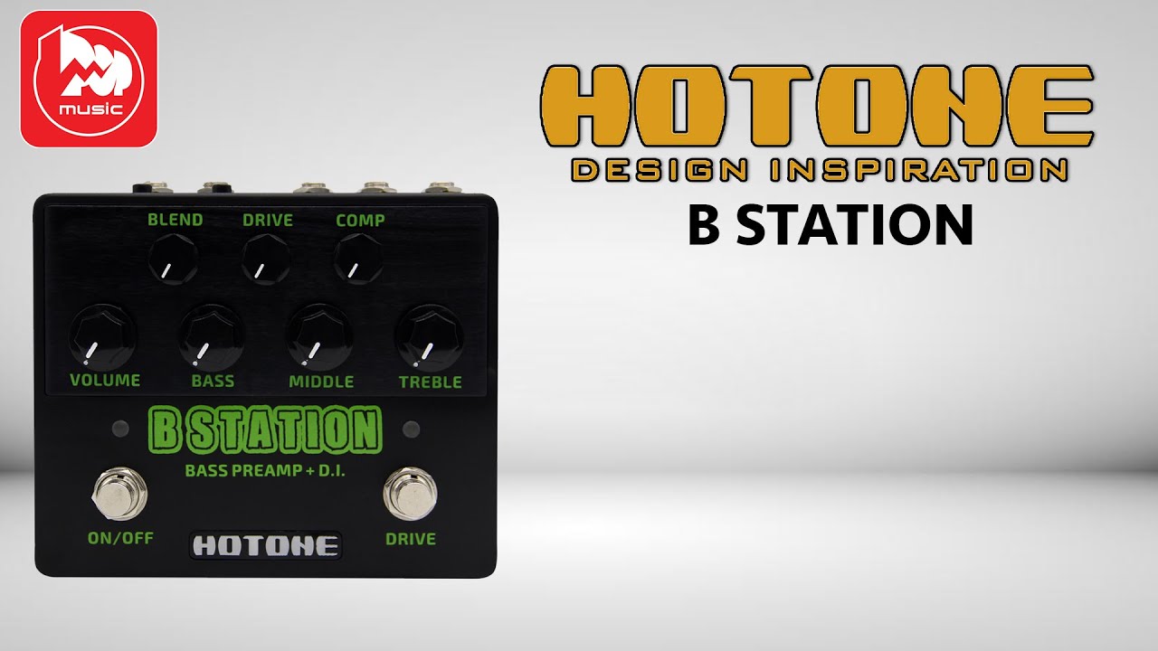HOTONE B Station-Black Edition Bass Preamp - YouTube