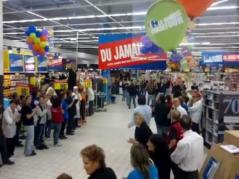 flash mob Carrefour Nice Lingostière, anniversaire 29/09/2012