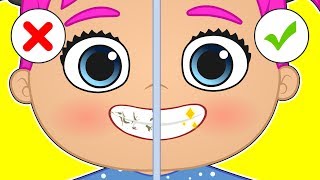 BABY ALEX AND LILY 😁 Learn How to Brush Your Teeth Before Going to Bed | Educational Cartoons