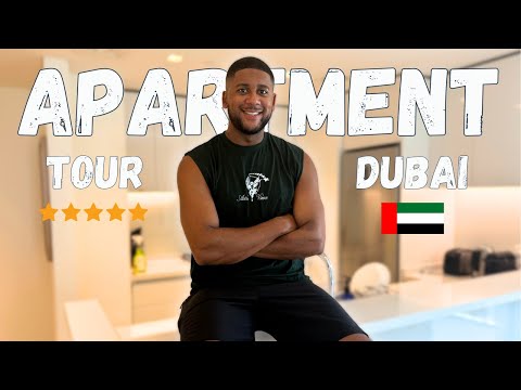 Our DUBAI Apartment Tour! | First Full Day | Dubai Mall, Beach Day & Dinner..