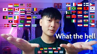 ASMR in 40 Languages! 🌎Say ''What The Hell''