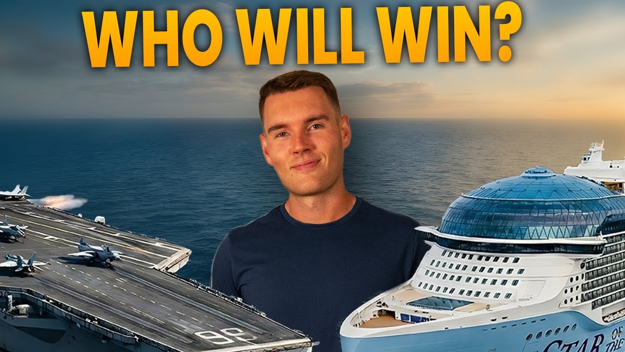 Aircraft Carrier vs Cruise Ship | Which One Is Actually Bigger?