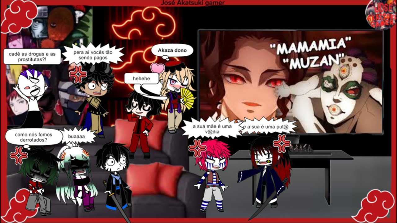 Luas superiores e Muzan react a pior reunião de Kimetsu (paródia)