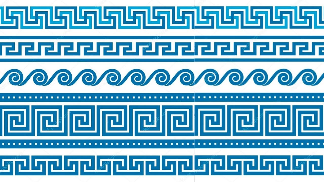 Греческий орнамент картинки в полосе