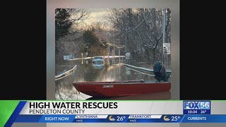 Emergency crews rescue 3 from same Pendleton County crossing