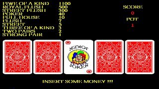 AMIGA Happy Poker Professional OCS PROBLEM CANT FIND GAME KEYS 1993L&M Magic FactoryAMOS screenshot 4