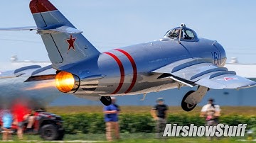 MiG-17 Fresco Low Flybys - Quad City Air Show 2025