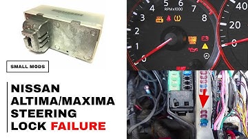 Nissan Altima - Maxima steering lock failure - DYI fix & recall