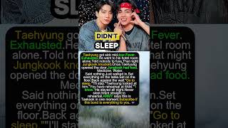 What Happened When Taehyung Got Sick On Tour And Jungkook Didn't Sleep #kpop #bts #btsarmy #btsshort