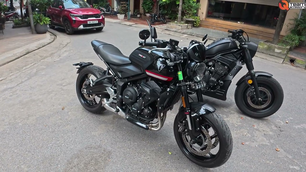 150TR ANH EM CHỌN TRIUMPH TRIDENT 660 TRẺ ĐẸP - THANH LỊCH HAY HONDA REBEL500 BÁO ĐEN ĐỘ ĐẸP?