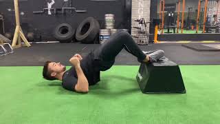 Feet Elevated Frog Pump (glutes_with_atkincoaching).