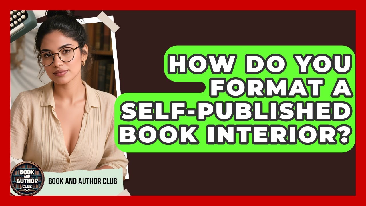 How Do You Format A Self-published Book Interior? - Book and Author Club