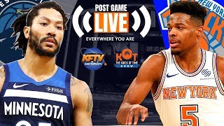EP 81 | Knicks vs Wolves LIVE Postgame Fan Reaction🏀| Fallout From Dolan Banning A Knicks Fan| 3.10