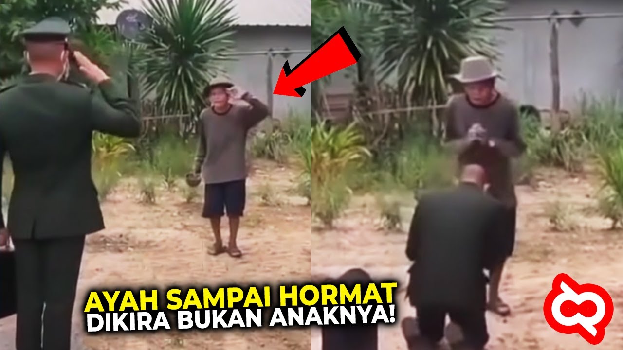 Tentara ini Pulang Kampung dari Tugas, Ayah Sendiri Sampai Gak Nyangka Dikira Bukan Anaknya