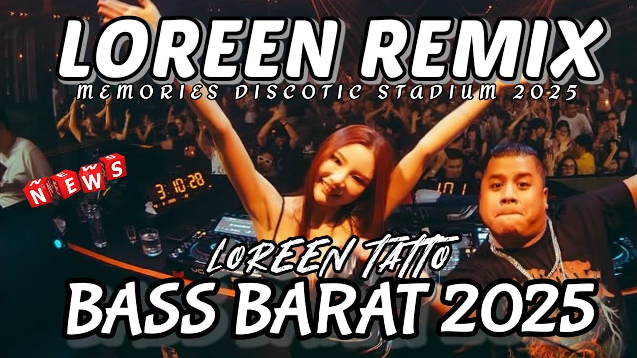 DJ LOREEN TATTO REMIX PALING ENAK TEMAN DIJALAN 🎵 BREAKBEAT STADIUM FULL BASS VIRAL 2025