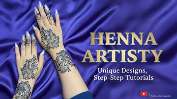  Master the Art of Henna: Step-by-Step Mehndi Tutorial for Beginners! #HennaArt #MehndiDesign