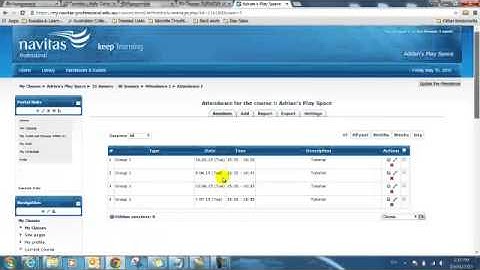 Creating Attendance Activities