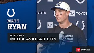 Oct. 23, 2022 | QB Matt Ryan Post Game Interview
