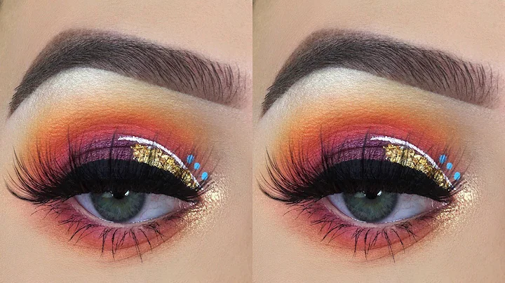 Summer Sunset Eye Makeup Tutorial | Alyssa Edmunds
