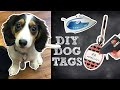 HOW TO MAKE A DOG COLLAR NAME TAG WITH HOT GLUE | DIY PET HACKS | DIY DOG ACCESSORIES