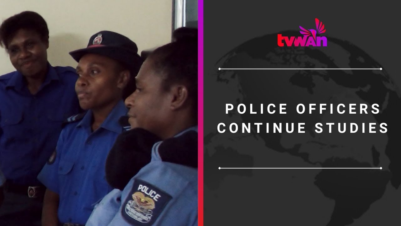 Police officers continue studies