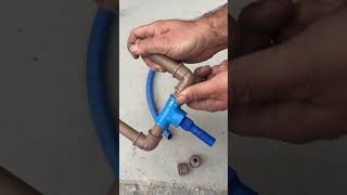 Put some little balls inside a PVC pipe and the magic #USAConstruction #SmartSolution #BrilliantIdea