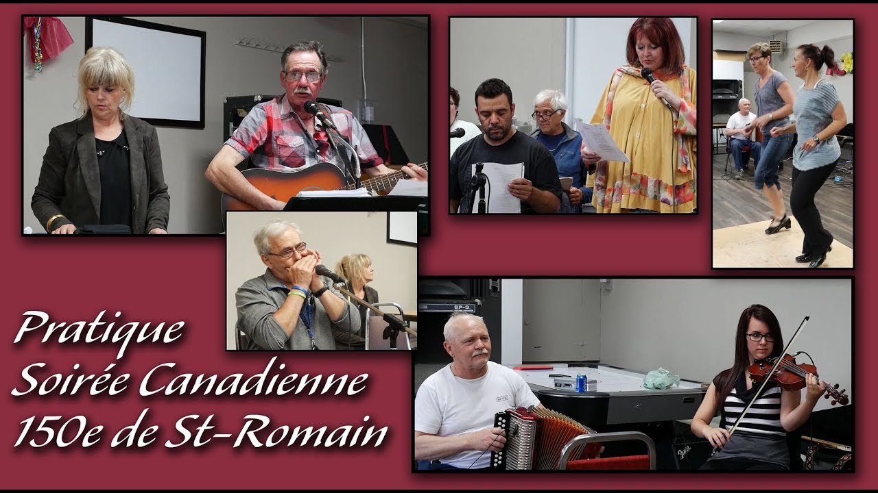 La SOIRÉE CANADIENNE de SaintRomain, pratique du 9 juin 2015 YouTube