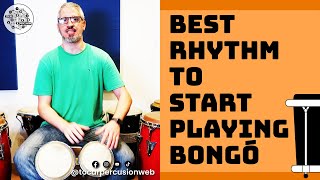 Best Rhythm to start playing the Bongo | Easy Bongo Rhythm for Beginners #percussion