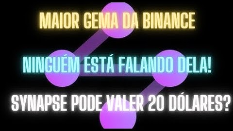 🚨ESSA CRIPTOMOEDA ESTÁ PRESTES A EXPLODIR! 40X? Criptomoeda Synapse (SYN) #criptomoedas2024