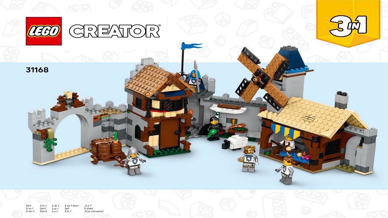 👑 LEGO instructions 👑 Creator 👑 31168 👑 Medieval Horse Knight Castle 👑 Book 2 👑