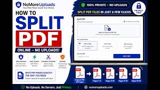 Split PDF Online Without Uploading Your Files | NoMoreUploads