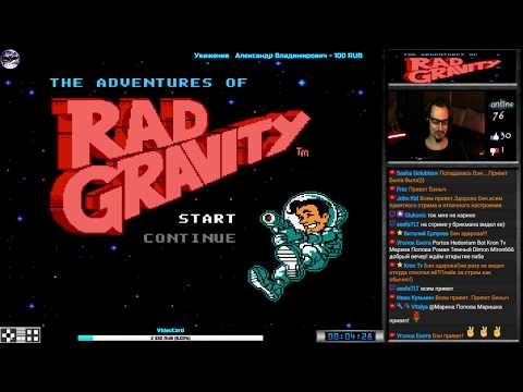 The Adventures of Rad Gravity прохождение (U) | Игра на (Dendy, Nes, Famicom, 8 bit) Стрим RUS