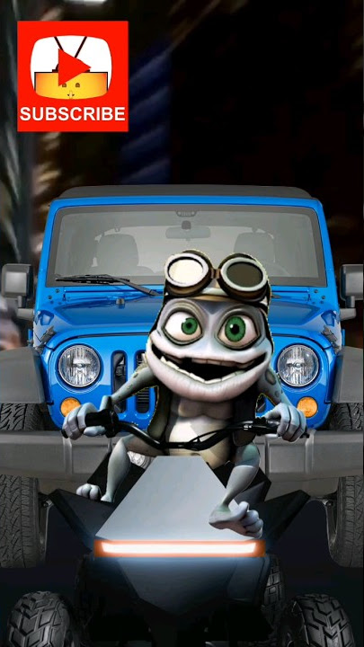 Epic Ride | Crazy Frog Takes Over The Road #shorts #tesla #crazyfrog #short #trending #viral #funny