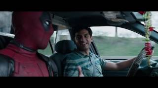 Deadpool 2016  Taxi scene 1 Deadpool meets dopinder