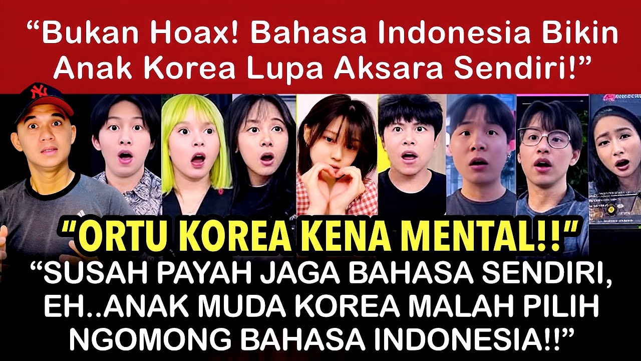 “Ortu Korea Sampai Emosi! Anak-Anak Lebih Bangga Ngomong Pakai Bahasa Indonesia!” 