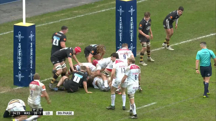 Harry Simmons snipes over to score against Wasps